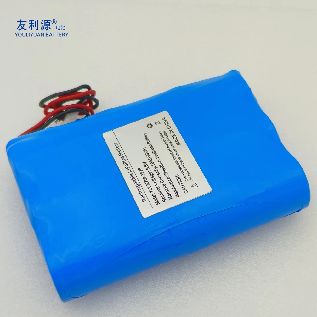 Grade a 32700 Cell 3s2p 9.6V 10ah Lithium Iron Phosphate Battery