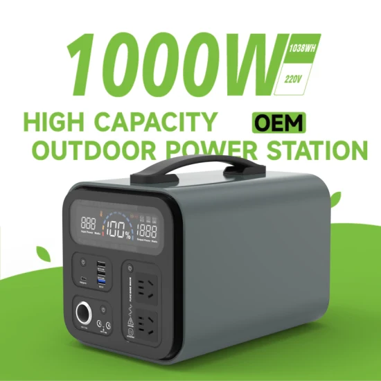 Best Price OEM/ODM 1000W Solar Portable Power Station/Portable Power Station/Storage Battery with Certificates